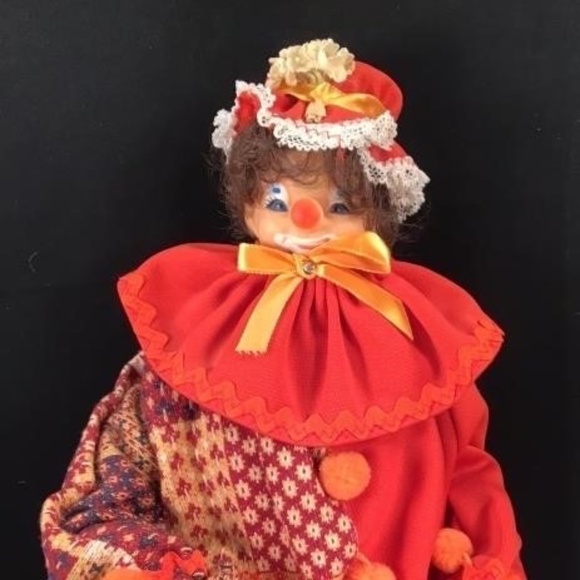 Vintage Clown Doll 14" 1970"s era. - Picture 1 of 6